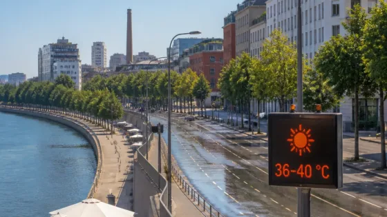 Vitry-sur-Seine : très forte chaleur attendue vendredi 14 août, 32–40 °C