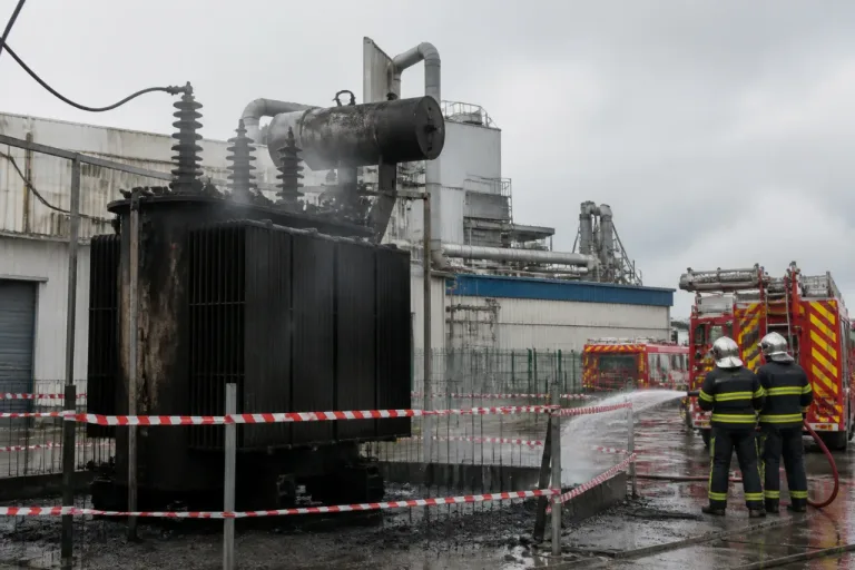 Château-Arnoux-Saint-Auban : feu maîtrisé sur un transformateur haute-tension près d’Arkema