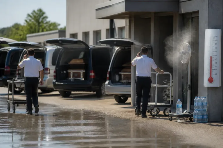 Canicule dans le Cher : les pompes funèbres débordées, des renforts envisagés