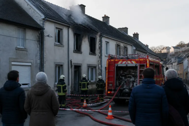 Guéret : trois maisons touchées par un incendie, aucune victime