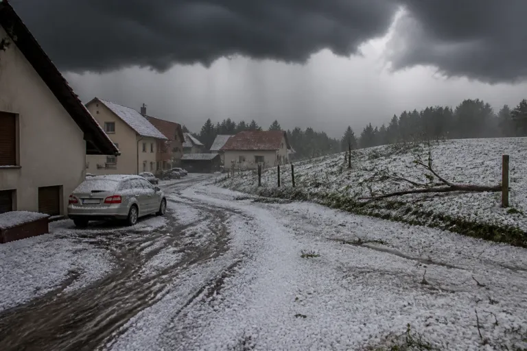 Haut-Doubs : un orage quasi stationnaire déverse une grêle exceptionnelle à Rochejean