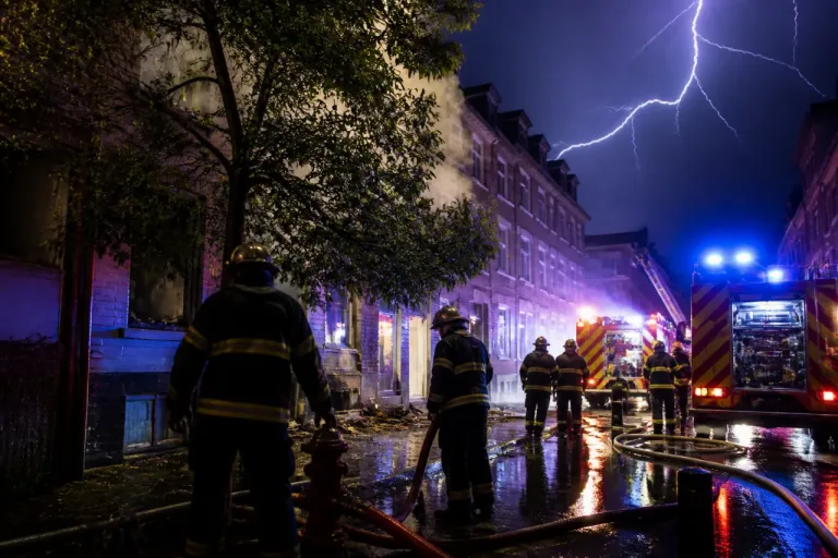 Orages violents en Haute-Garonne : foudre, incendie et dizaines d’interventions des pompiers