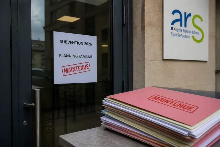Gironde: la subvention 2026 du Planning Familial finalement maintenue par l’ARS