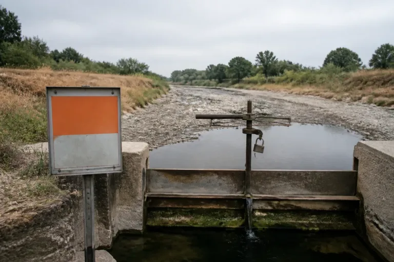 Moulin de Couché: un clapet abaissé par malveillance sur le Thouet, en pleine sécheresse