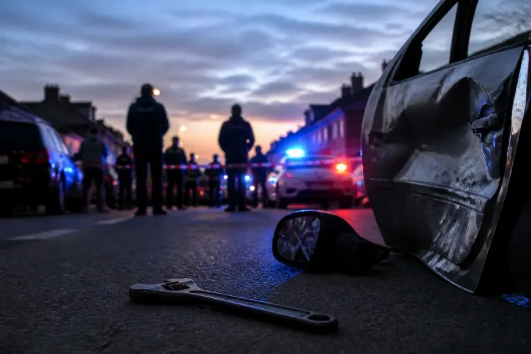 Rouvroy : altercation sur la route, un automobiliste frappé à la clé à molette