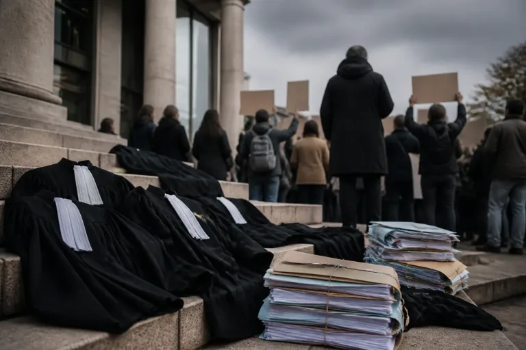 Villefranche-sur-Saône : magistrats et avocats unis pour alerter sur l’état de la justice