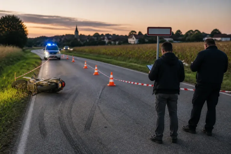 Semmadon : un motard de 26 ans décède après une perte de contrôle, enquête en cours