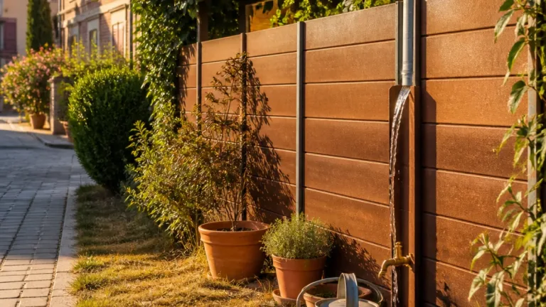 À Albi, une clôture « réservoir » capte l'eau de pluie pour arroser les jardins