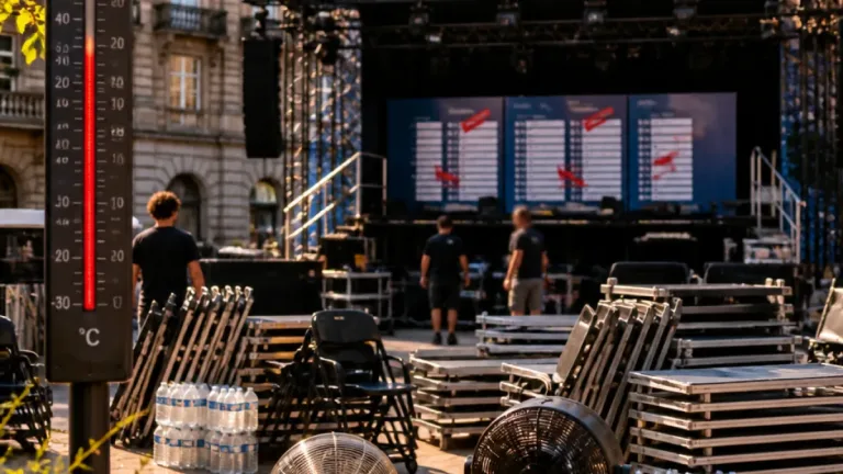 À Angoulême, la canicule contraint les Soirs Bleus à revoir programmation et horaires