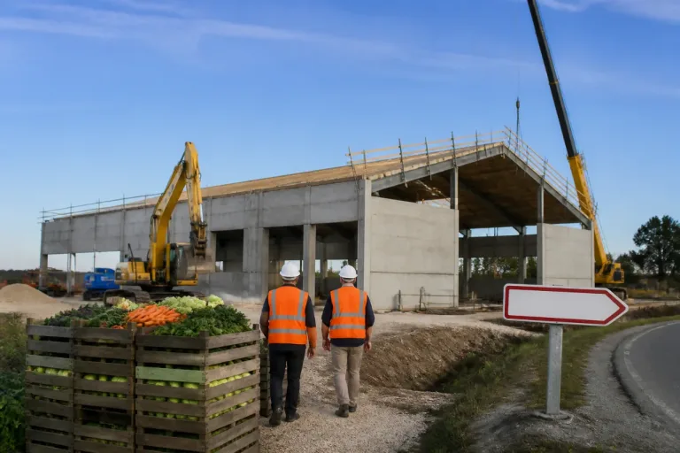 À Auxonne, la légumerie départementale entre en chantier pour nourrir 40 collèges d’ici 2027