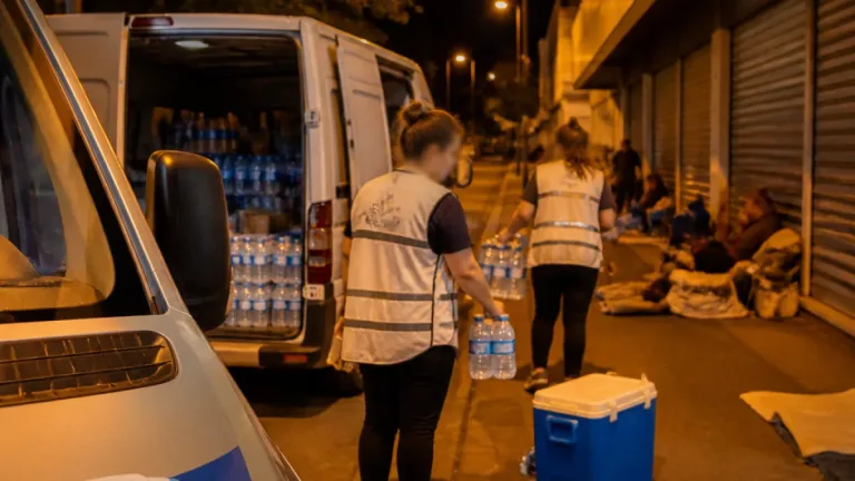 À Blois, des bénévoles parcourent la nuit pour protéger les personnes sans-abri durant la canicule