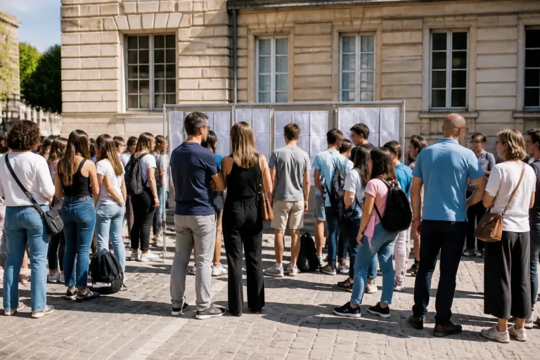 À Blois, le retour des affichages du bac renouvelle un rituel collectif au lycée