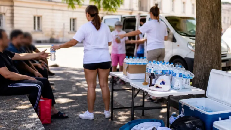 À Caen, des « maraudes fraîcheur » pour aider les personnes sans-abri durant la canicule