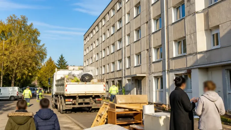 À Caen, évacuation d’un immeuble : des familles de réfugiés laissées sans solution après l’opération