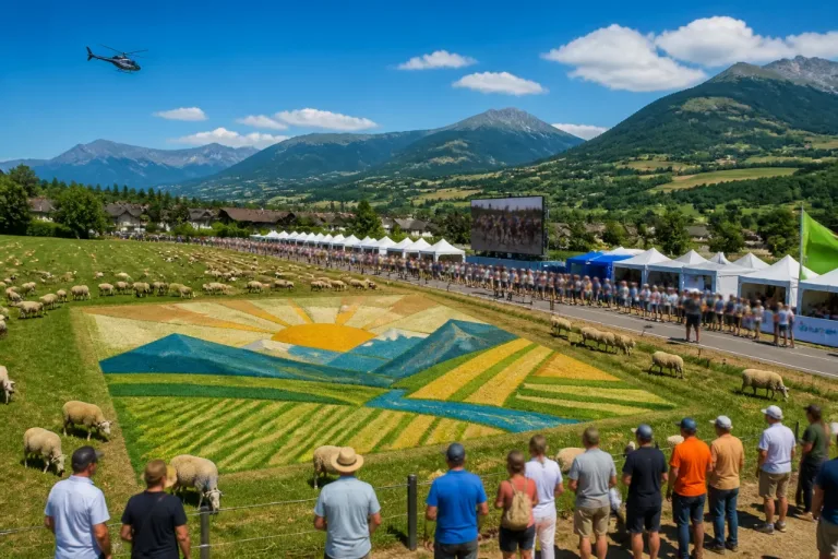 À Chabottes, la FDSEA mise sur le Tour pour célébrer et promouvoir l’agriculture haut-alpine