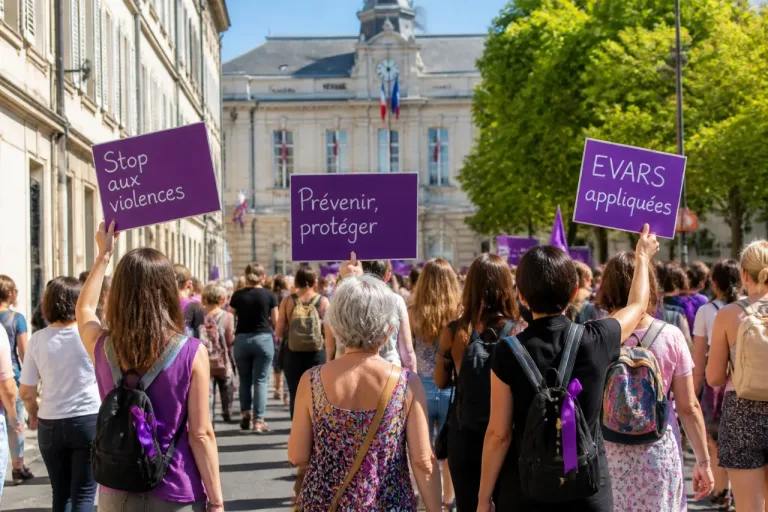 À Châteauroux, une marche pour mieux protéger les victimes après l’affaire Lyhanna