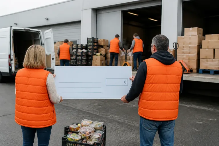 À Cholet, une chorale nantaise offre 3 000 € à la Banque alimentaire