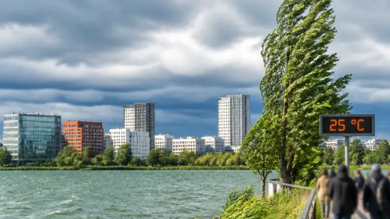 À Créteil, dimanche 26 juillet : un ciel qui se bouche, températures autour de 25 °C