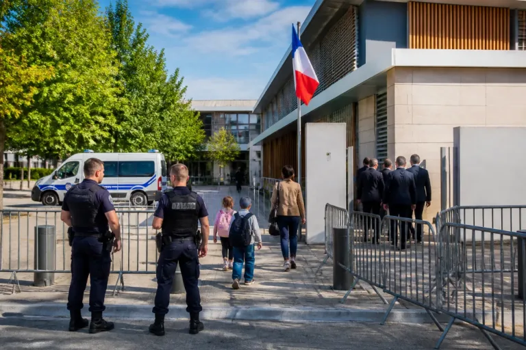 À Digne-les-Bains, Édouard Geffray s’invite en classe et échange à l’école des Seyes