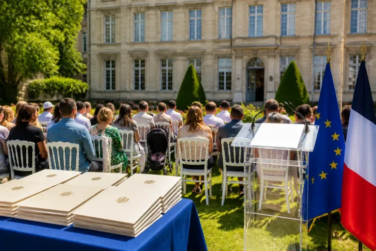 À Dole, vingt-six parcours consacrés lors d’une cérémonie de naturalisation