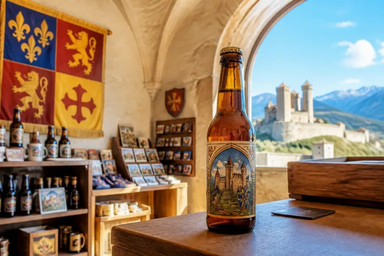 À Foix, le Château dévoile « La Fébusienne », sa bière officielle en hommage à Gaston Fébus