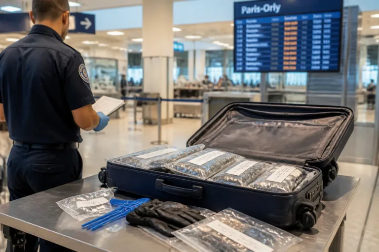 À Gillot, une mule déficiente mentale condamnée après l’arrivée d’1,3 M€ de stupéfiants