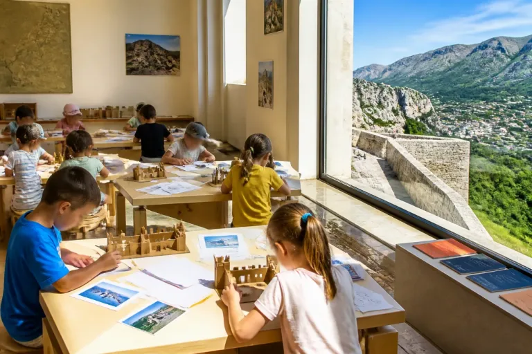 À la citadelle de Sisteron, des ateliers pour transformer les enfants en architectes en herbe