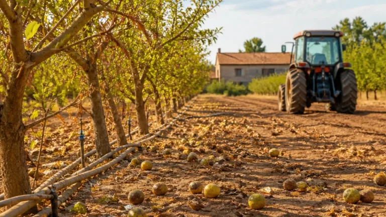 À La Grande-Fosse, un producteur de fruits raconte les dégâts liés à la canicule