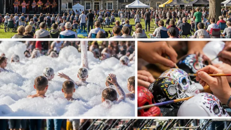 À Lanrodec, un festival célèbre les crânes rasés entre concours, mousse et concerts