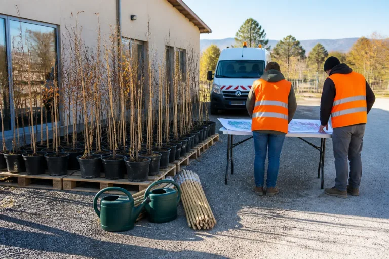 À Laragne-Montéglin, 90 chênes offerts à la commune par une association locale