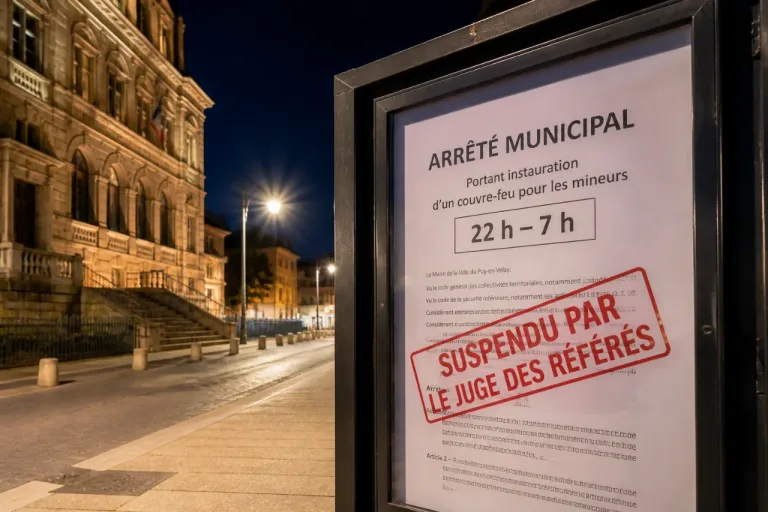 À Le Puy-en-Velay, le couvre-feu pour mineurs suspendu par le juge des référés