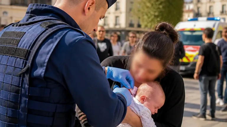 À Mantes-la-Jolie, un policier municipal sauve un bébé en train de s’étouffer