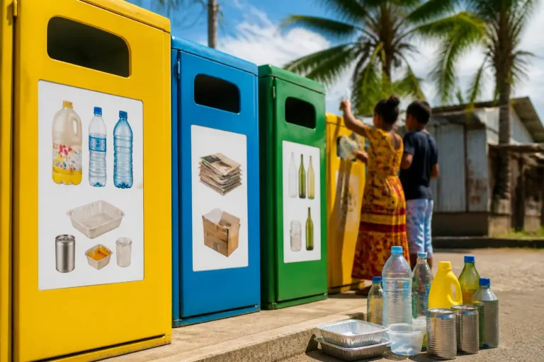 À Mayotte, le tri s’élargit : tous les plastiques basculent dans la borne jaune en 2026