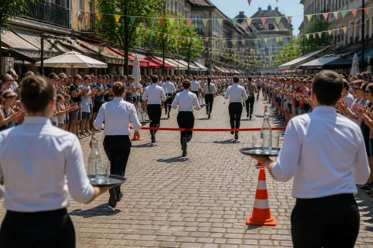 À Moulins, la course des garçons de café retrouve son public et sacre Anthony Maguy