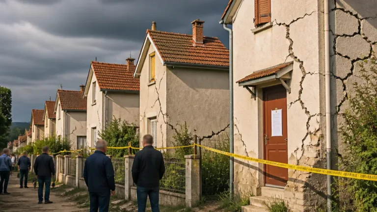 À Nancy, les habitants d'Haussonville inquiets face aux fissures des maisons avant la saison des pluies