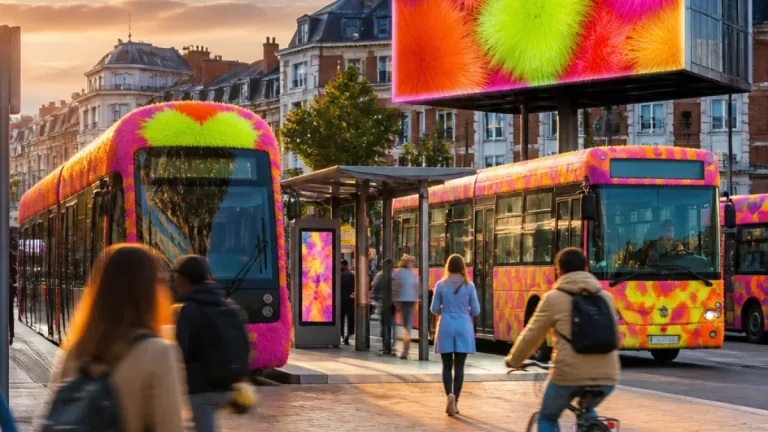 À Orléans, une campagne choc pour rendre les bus « visibles » et prévenir les collisions