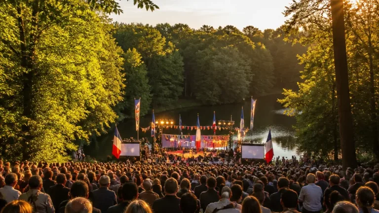 À Paimpont, Mélenchon attire plus d’un millier de personnes et fustige le capitalisme