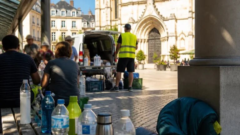 À Poitiers, la chaleur met en danger les personnes sans abri