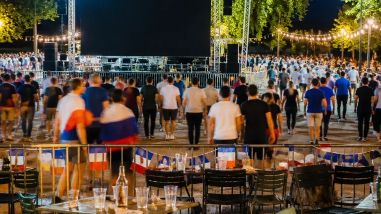 À Poitiers, la déception domine après la défaite des Bleus et un écran noir à la Guinguette