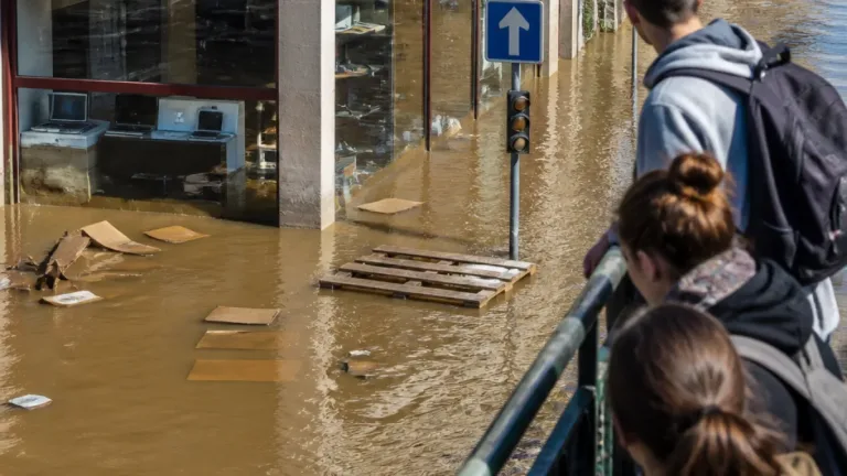 À Poitiers, un commerce du Pont‑Neuf subit sa sixième inondation en vingt mois