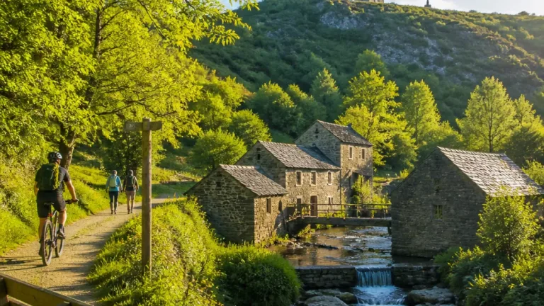 À proximité de Moulins, la vallée de la Bonnette séduit par ses moulins et sa cascade