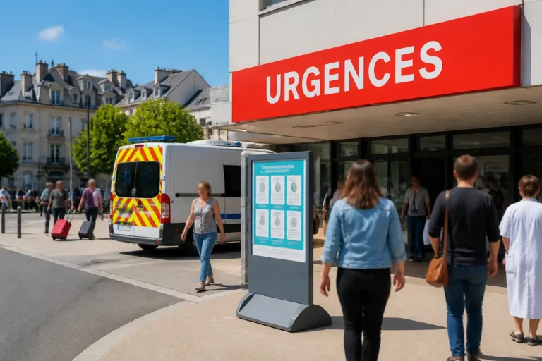 À Quimper, info estivale pour désengorger les urgences et mieux orienter les soins