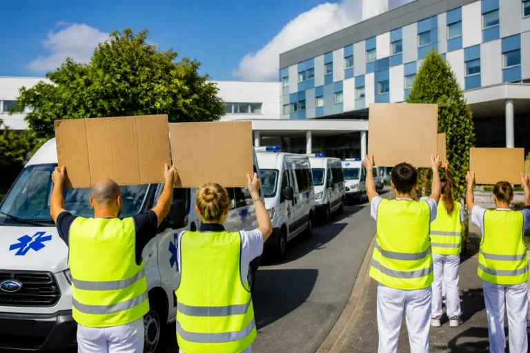 À Saint-Brieuc, des ambulanciers réclament une revalorisation des tarifs