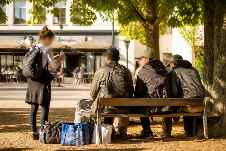 À Saint-Lô, la canicule aggrave le quotidien des sans-abri : abris maigres et chaleur oppressante