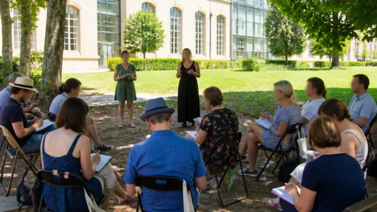 À Saint-Quentin, un atelier d’écriture en plein air renouvelle la médiathèque