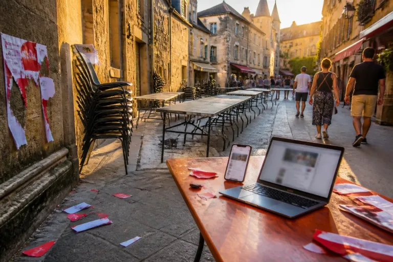 À Sarlat, une « grande tablée » annoncée puis retirée après la révélation de liens politiques