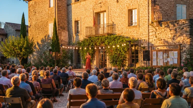 À Saumane-de-Vaucluse, une pièce se jouera en plein air place de la Mairie