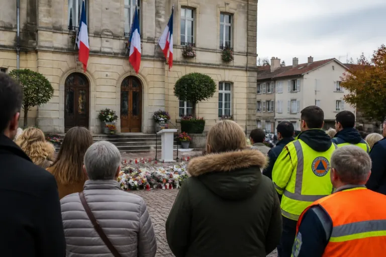 À Tomblaine, un hommage solennel après le crash mortel près de Nancy