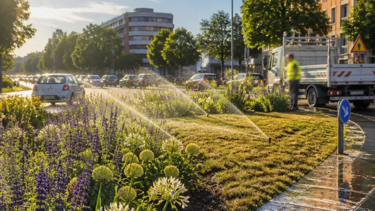 À Toulouse, l’arrosage d’un rond‑point en plein après‑midi provoque la polémique en pleine sécheresse