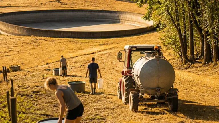 À Tromarey, des chasseurs réapprovisionnent les points d'eau pour sauver la faune durant la canicule
